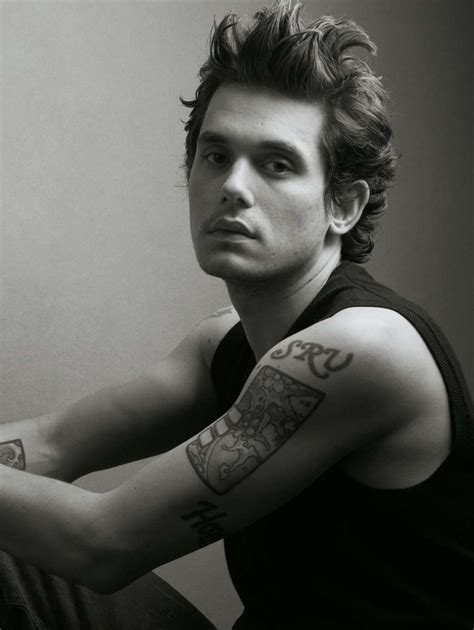 Mayer’s “SRV” tattoo is an homage to his idol, the late guitar legend Stevie Ray Vaughan. Taylor Swift allegedly wrote the song “Dear John” about him after their 2009 breakup.